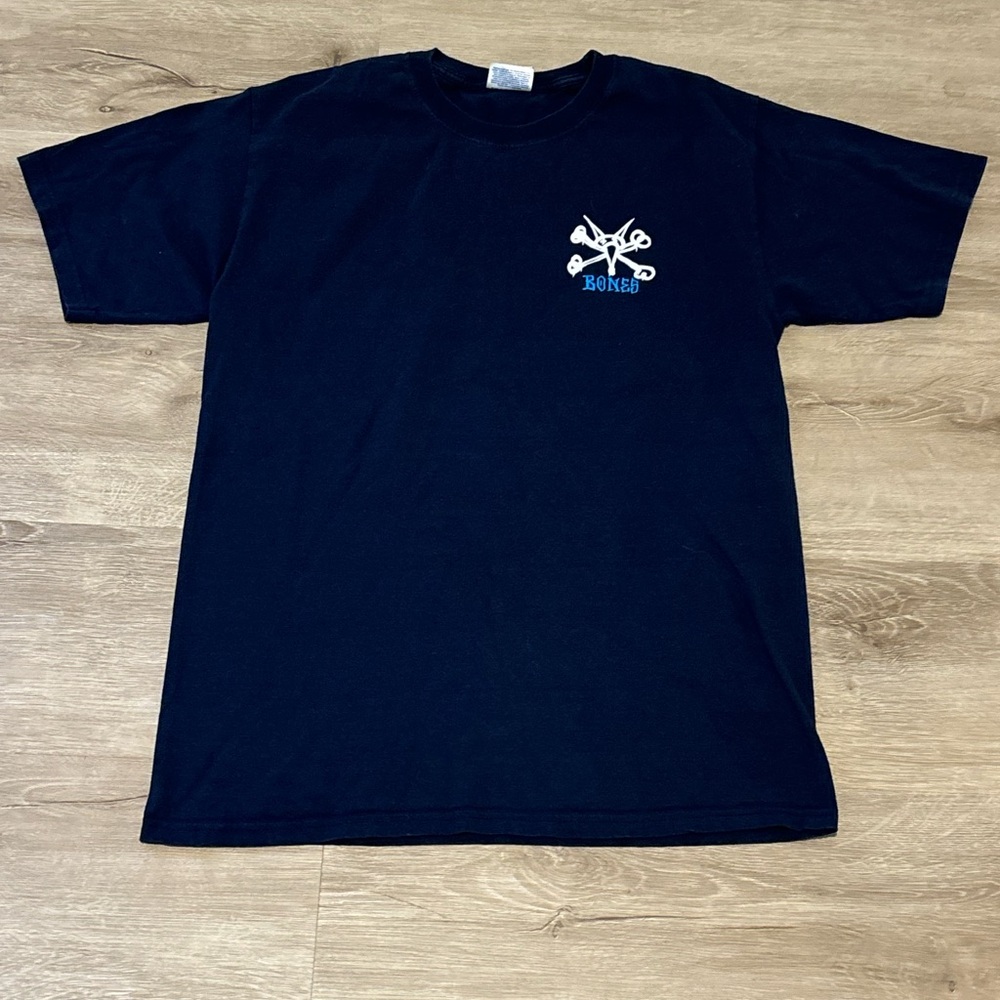 Powell Peralta Vintage Rat Bones Navy Skate T-Shirt